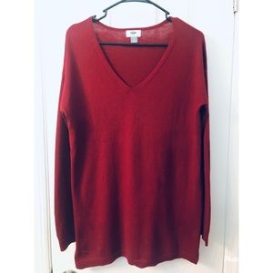 Old Navy V Neck Tunic Sweater